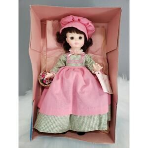 MADAME ALEXANDER DOLL 14" BESSY BELL #1565 Flower Basket With Original Box & Tag